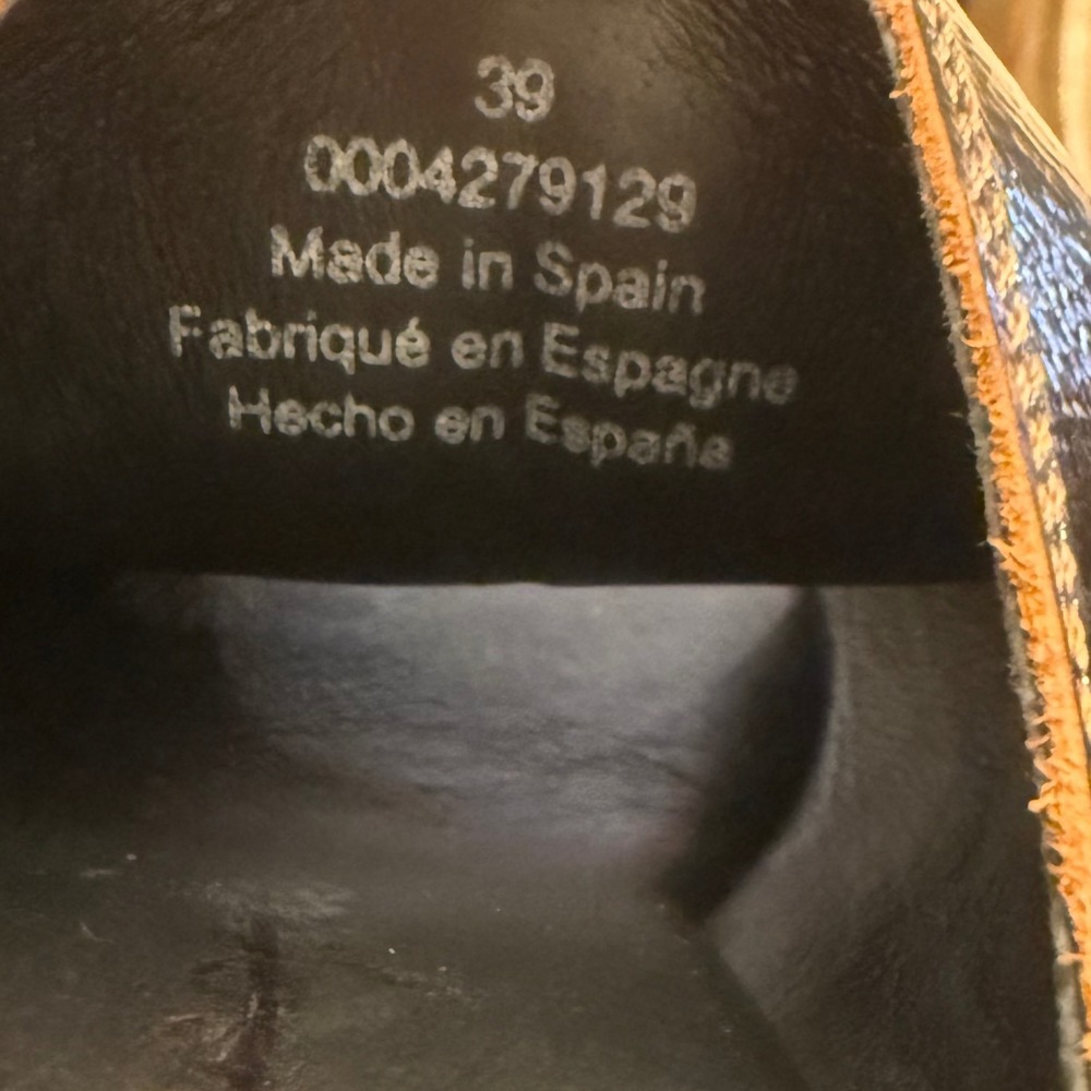 FREE PEOPLE Black Gabriela Wooden Platform Wedge Clogs Size 39 - Picture 8 of 8